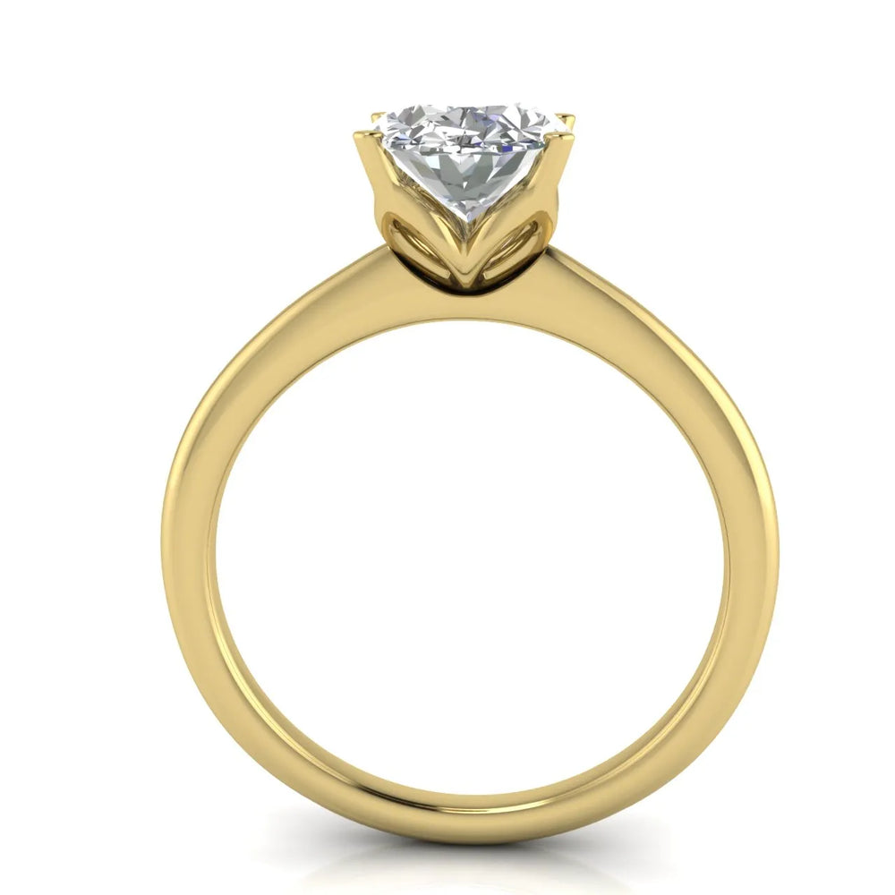 Classic Solitaire Ring with Minimalist Design