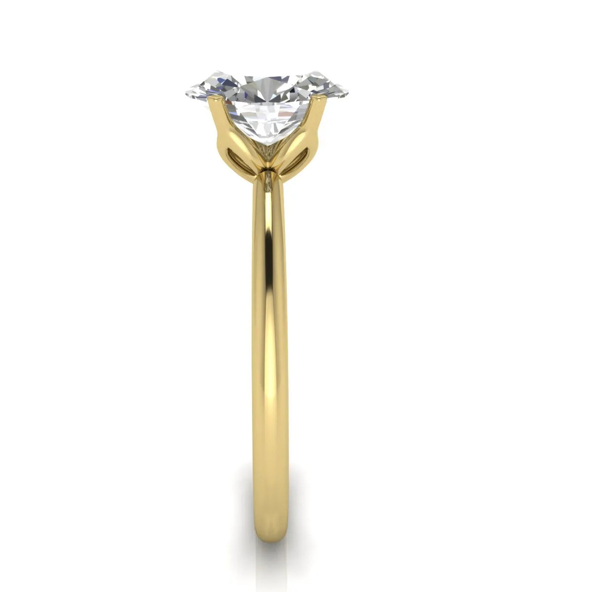 Classic Solitaire Ring with Minimalist Design