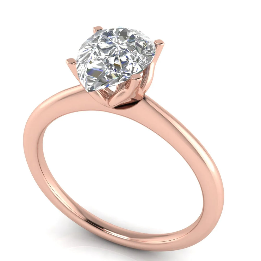 Classic Solitaire Ring with Minimalist Design