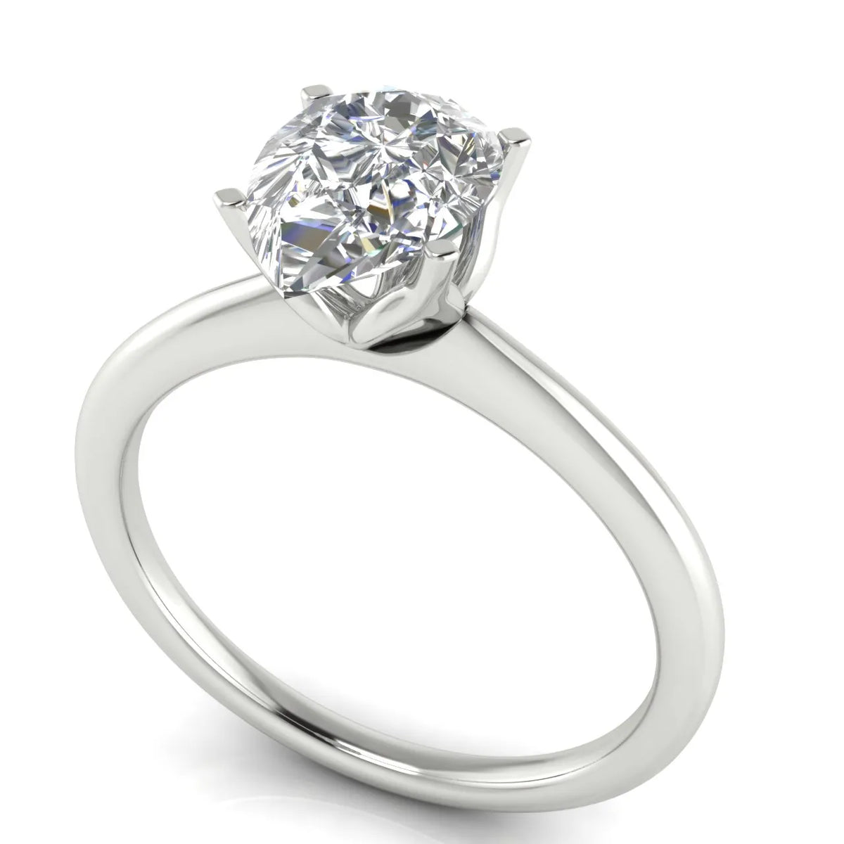 Classic Solitaire Ring with Minimalist Design