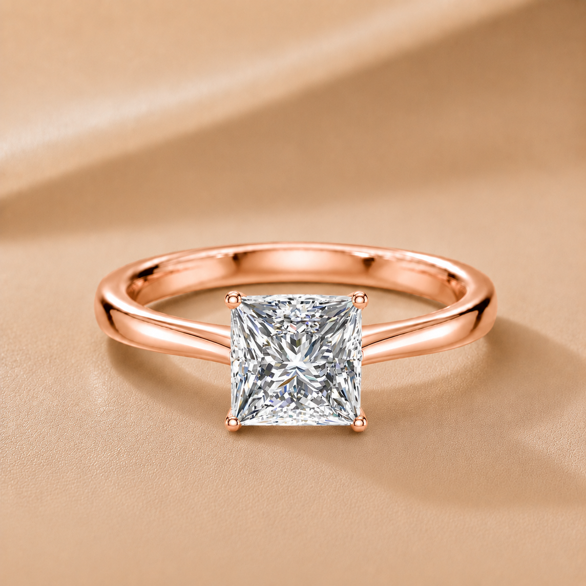 Classic Solitaire Ring with Minimalist Design