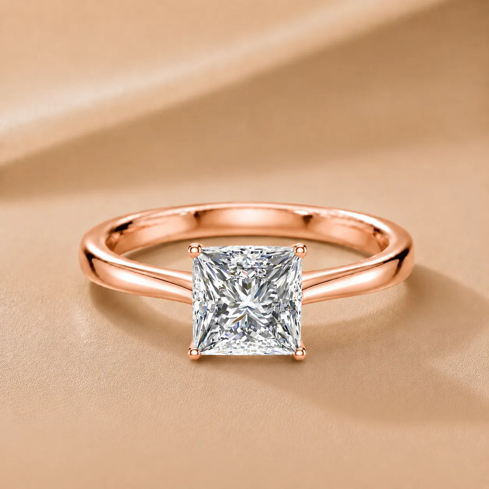 Classic Solitaire Ring with Minimalist Design