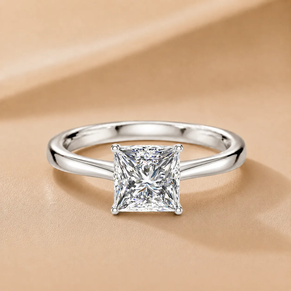 Classic Solitaire Ring with Minimalist Design