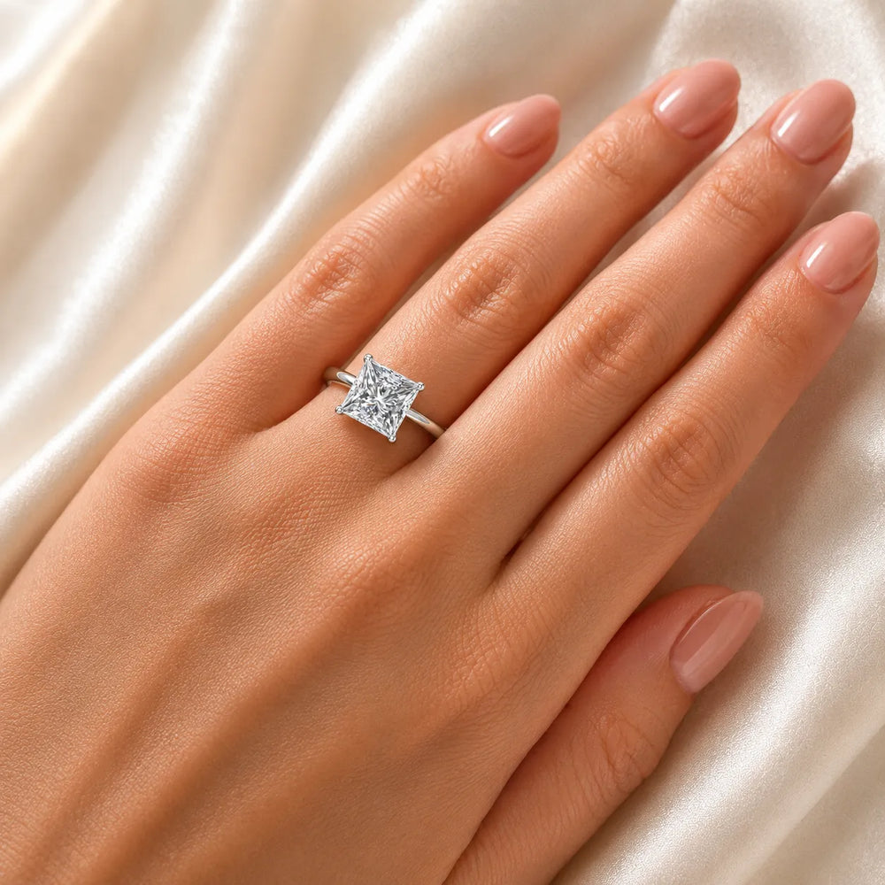 Classic Solitaire Ring with Minimalist Design