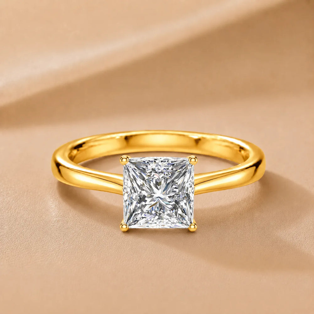 Classic Solitaire Ring with Minimalist Design