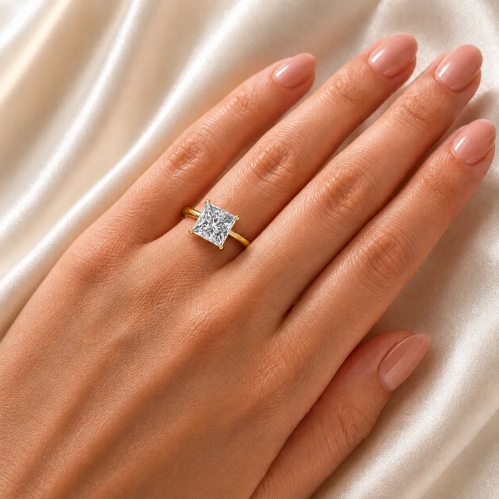 Classic Solitaire Ring with Minimalist Design