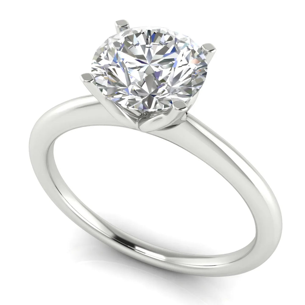 Classic Solitaire Ring with Minimalist Design