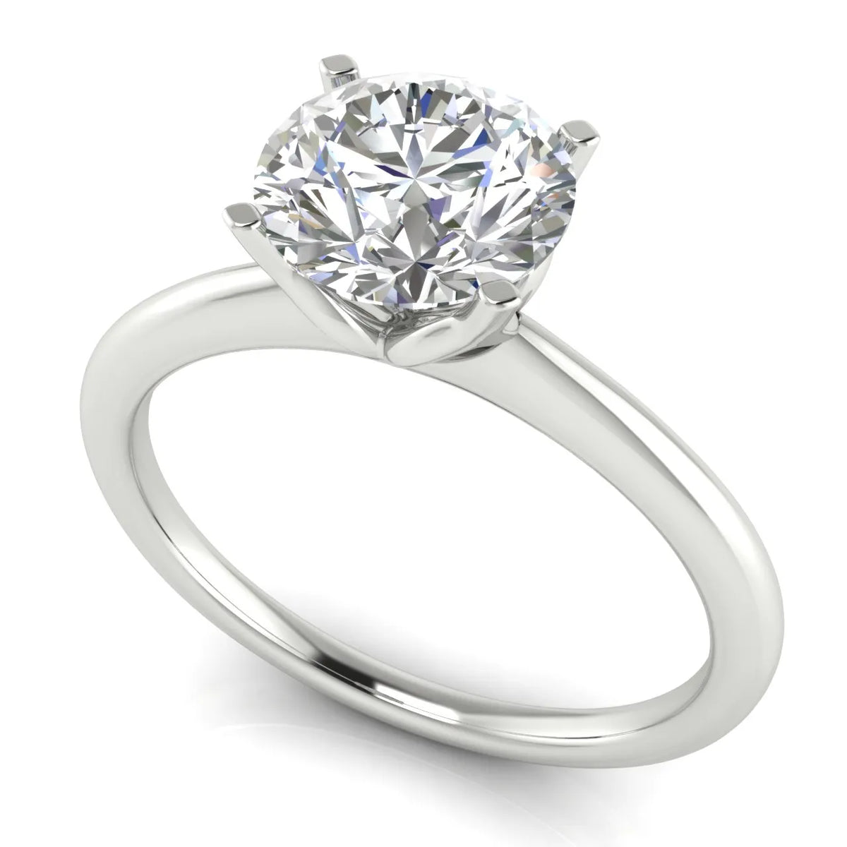 Classic Solitaire Ring with Minimalist Design