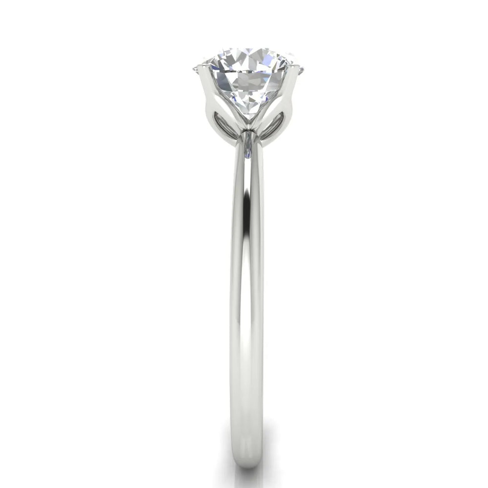 Classic Solitaire Ring with Minimalist Design