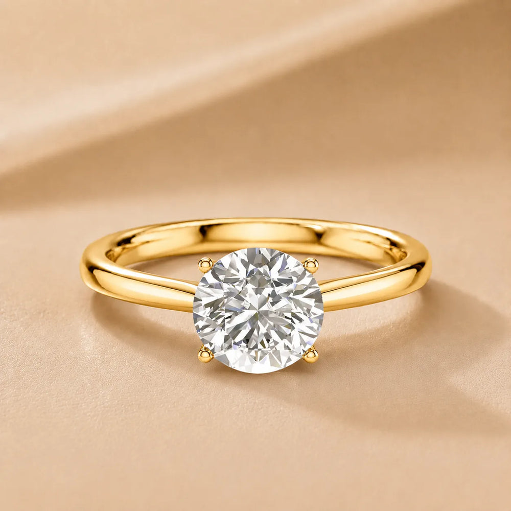 Classic Solitaire Ring with Minimalist Design