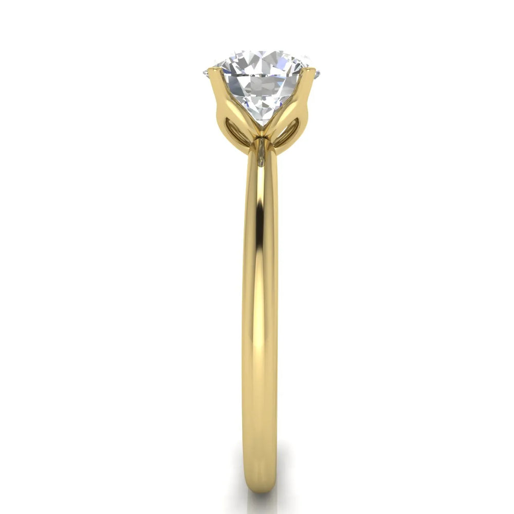 Classic Solitaire Ring with Minimalist Design