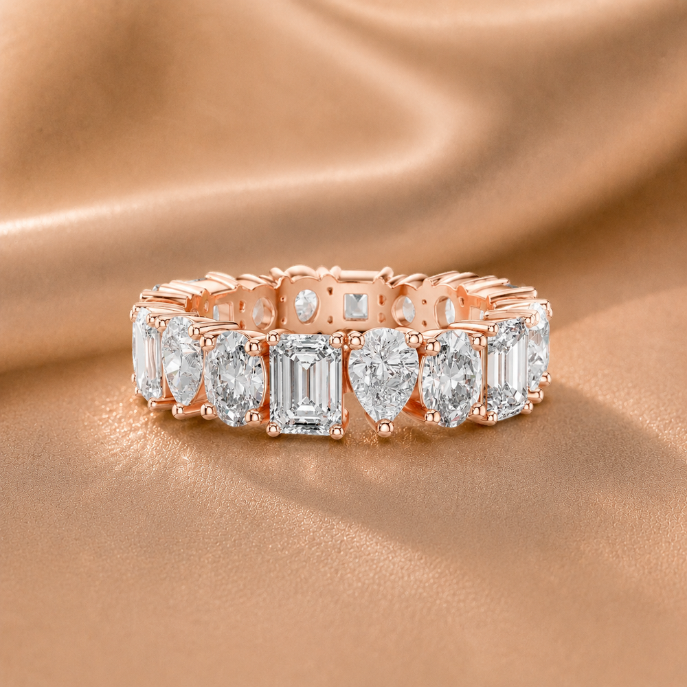 Eternal Mixed-Cut Diamond Band