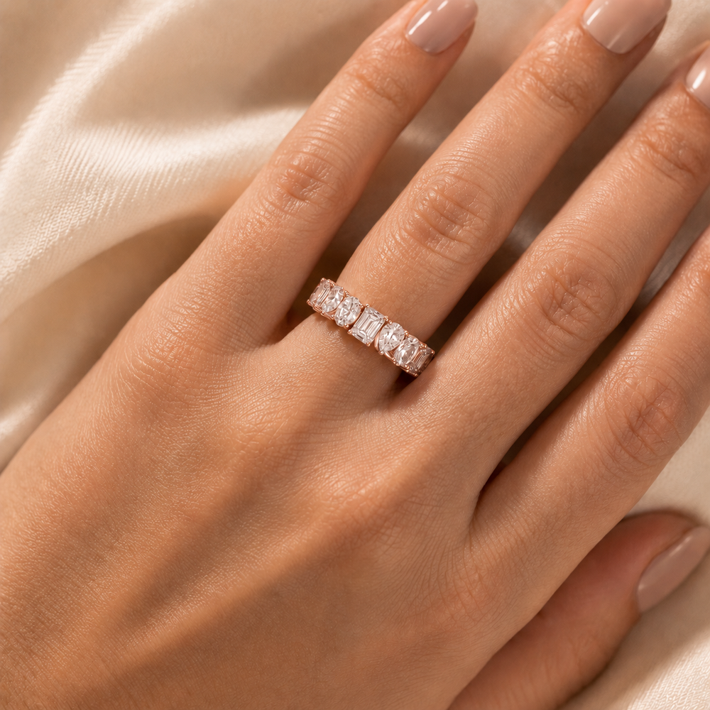 Eternal Mixed-Cut Diamond Band