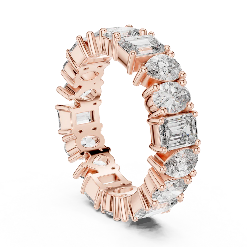 Eternal Mixed-Cut Diamond Band