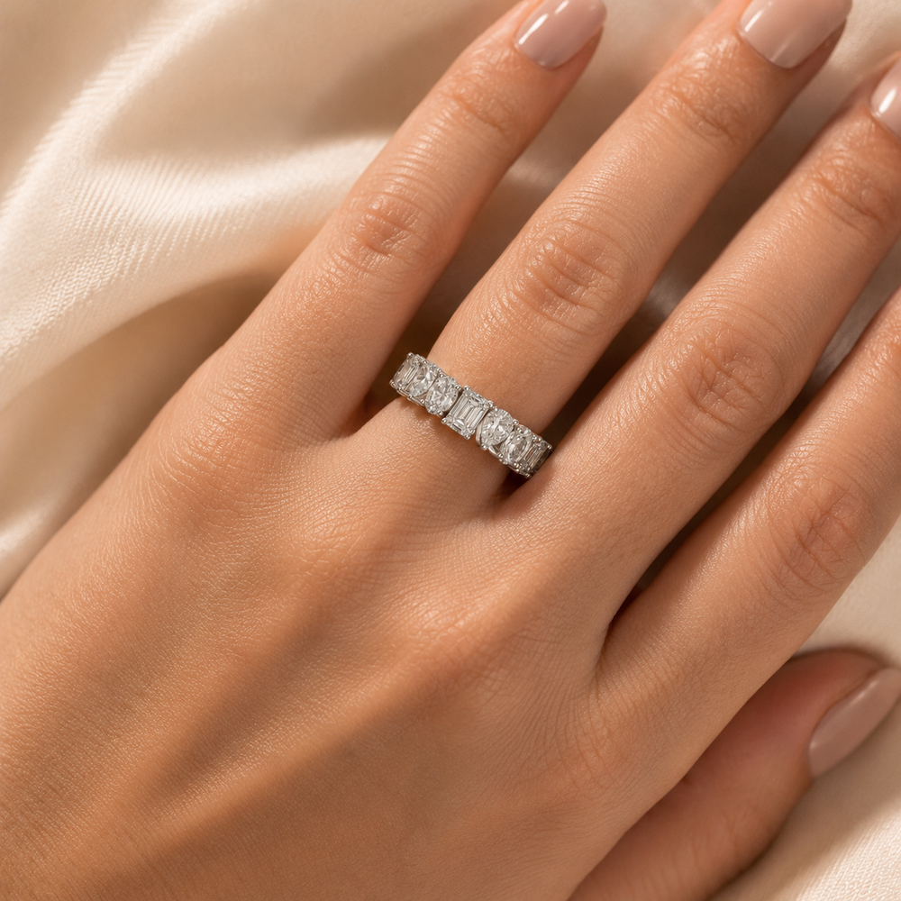 Eternal Mixed-Cut Diamond Band