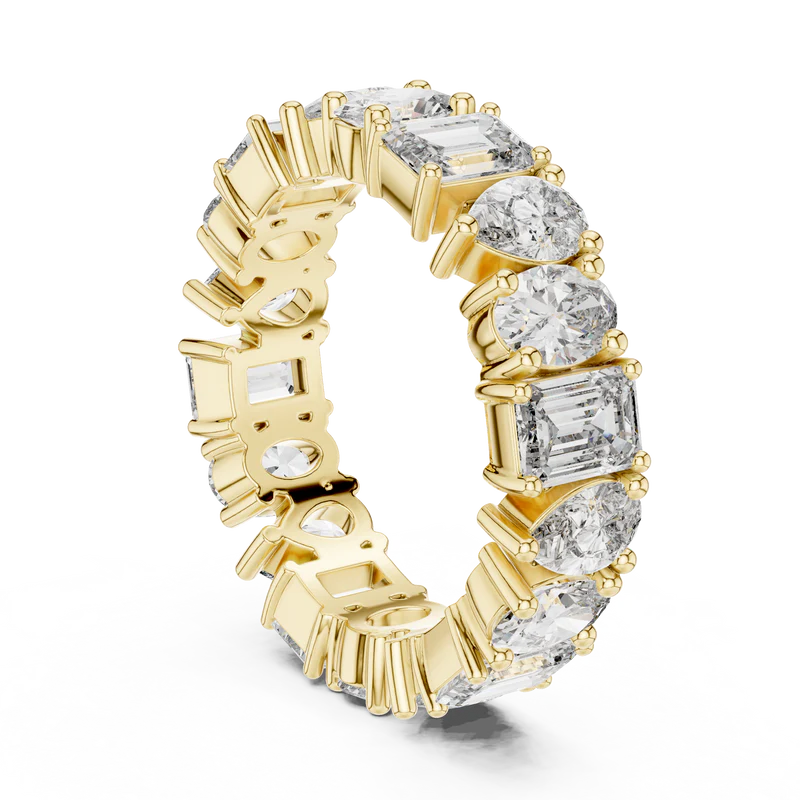 Eternal Mixed-Cut Diamond Band
