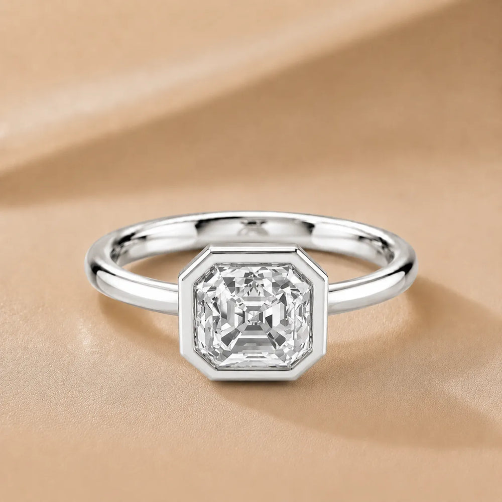 Modern Bezel-Set Solitaire Ring