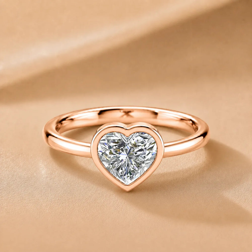 Modern Bezel-Set Solitaire Ring
