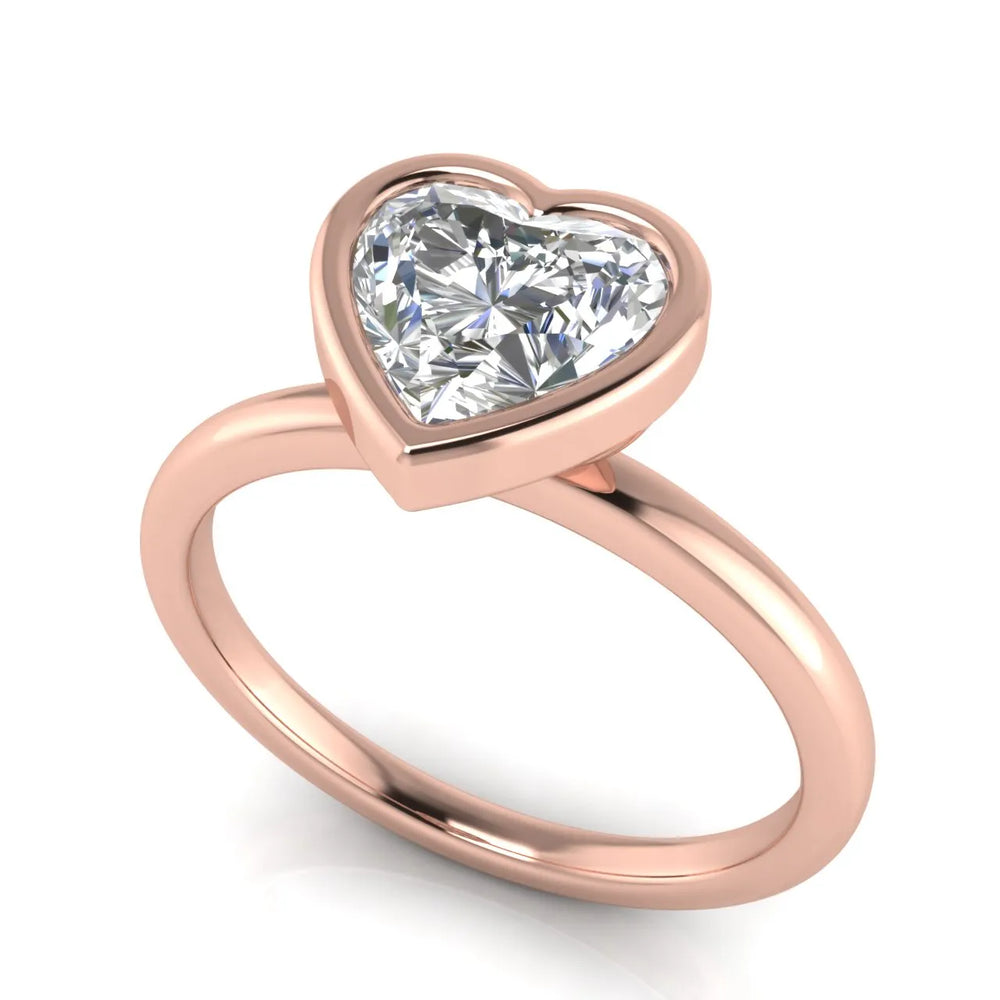 Modern Bezel-Set Solitaire Ring