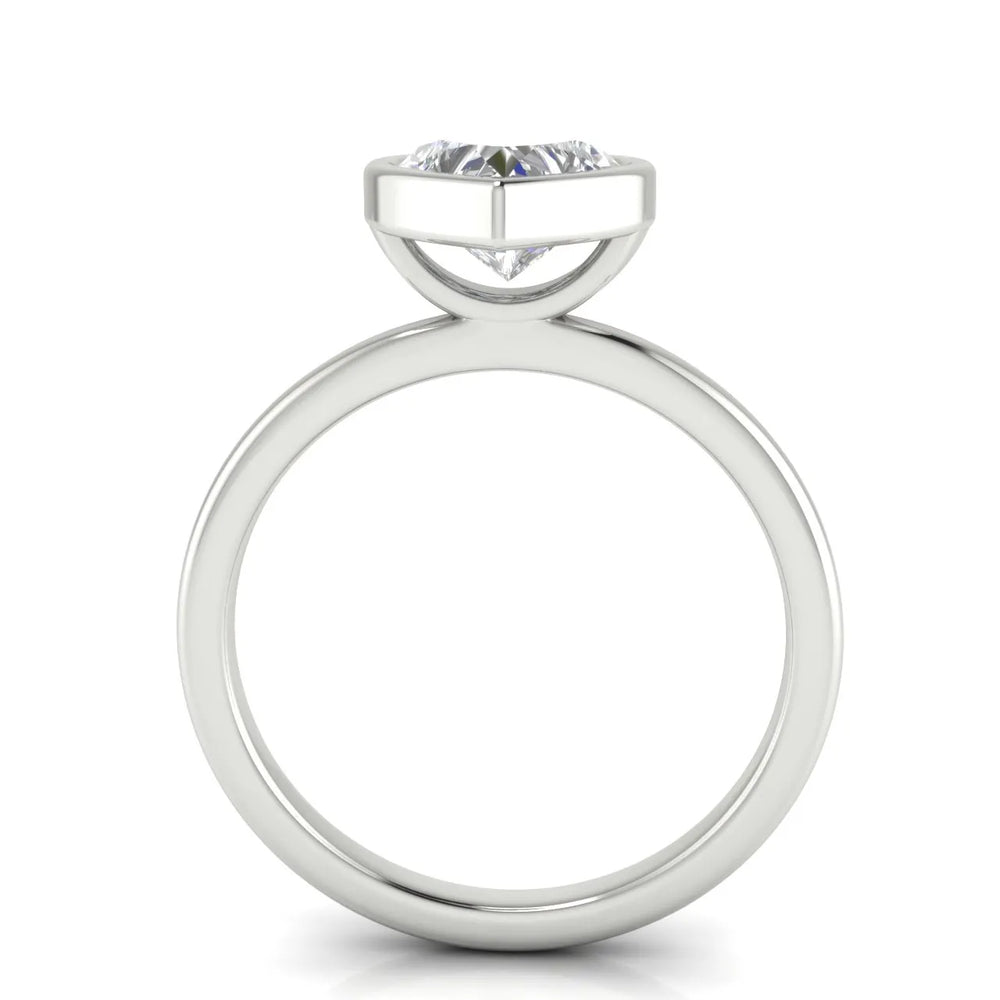 Modern Bezel-Set Solitaire Ring