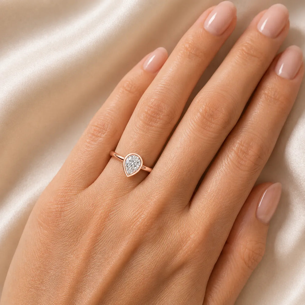 Modern Bezel-Set Solitaire Ring