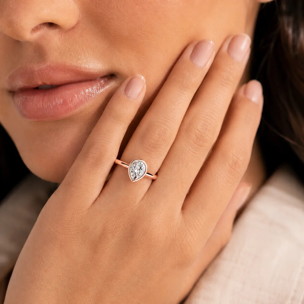 Modern Bezel-Set Solitaire Ring