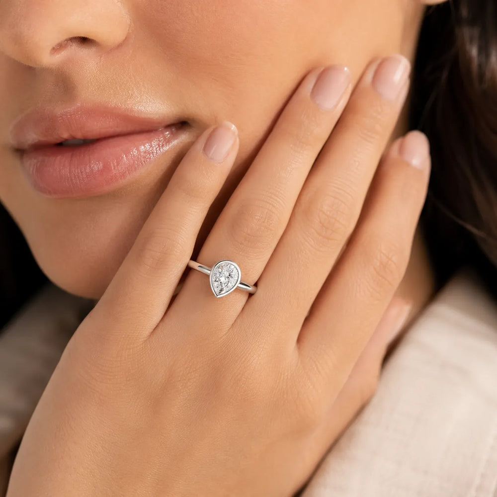 Modern Bezel-Set Solitaire Ring