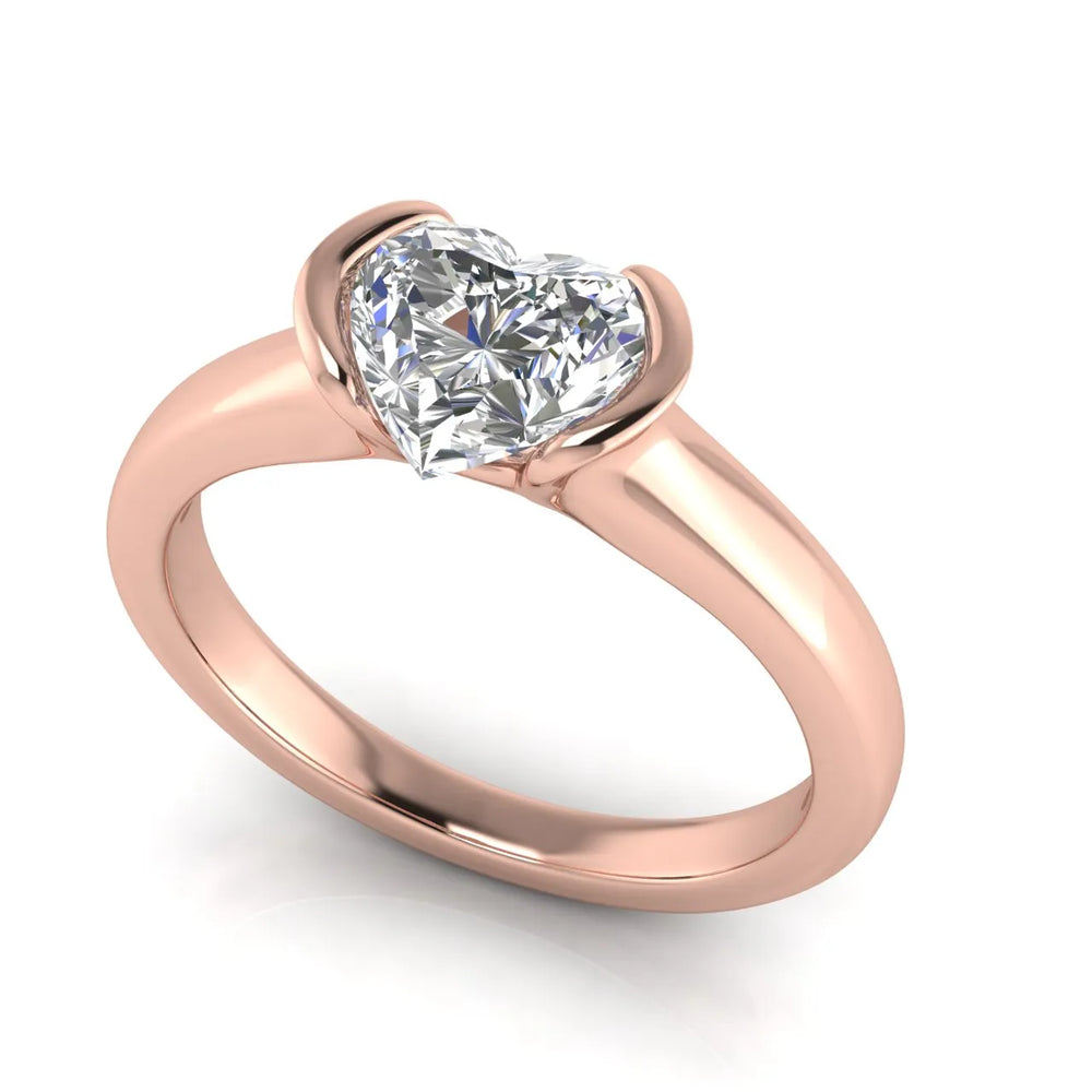 Modern Bezel-Inspired Solitaire Ring