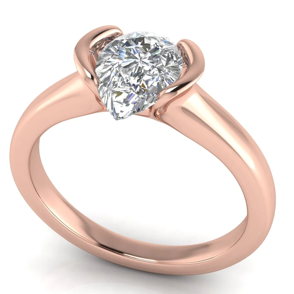 Modern Bezel-Inspired Solitaire Ring
