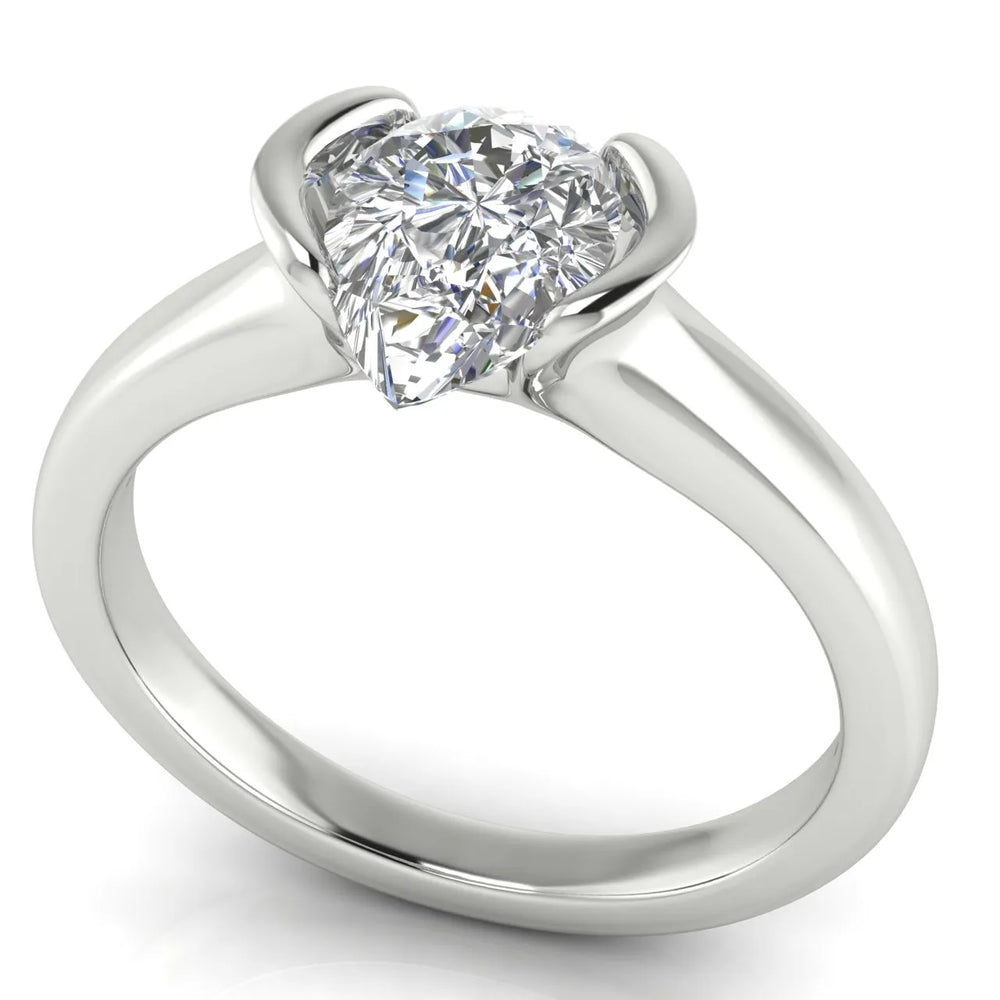 Modern Bezel-Inspired Solitaire Ring