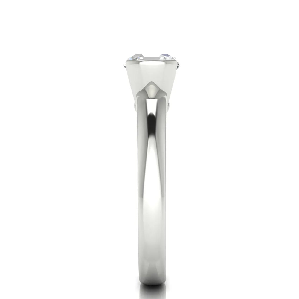 Modern Bezel-Inspired Solitaire Engagement Ring