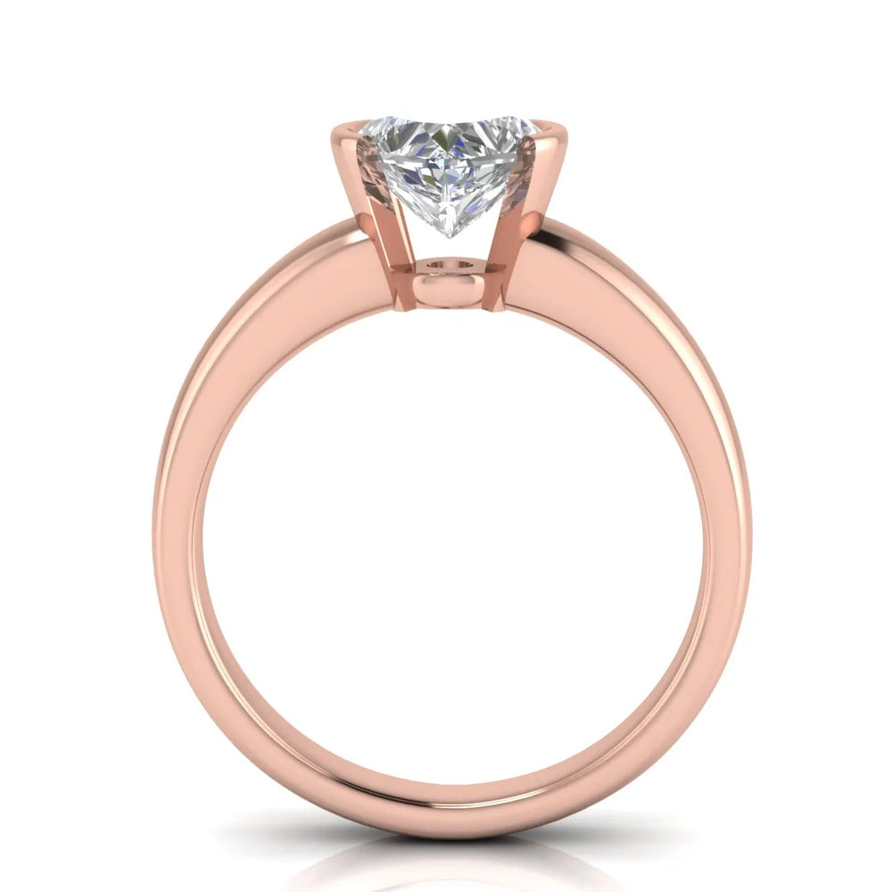 Modern Bezel-Inspired Solitaire Engagement Ring