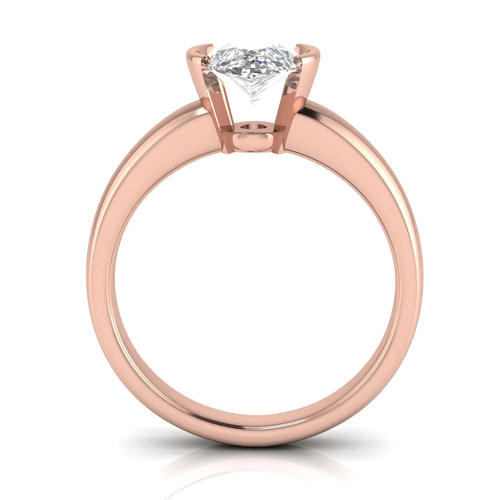 Modern Bezel-Inspired Solitaire Engagement Ring