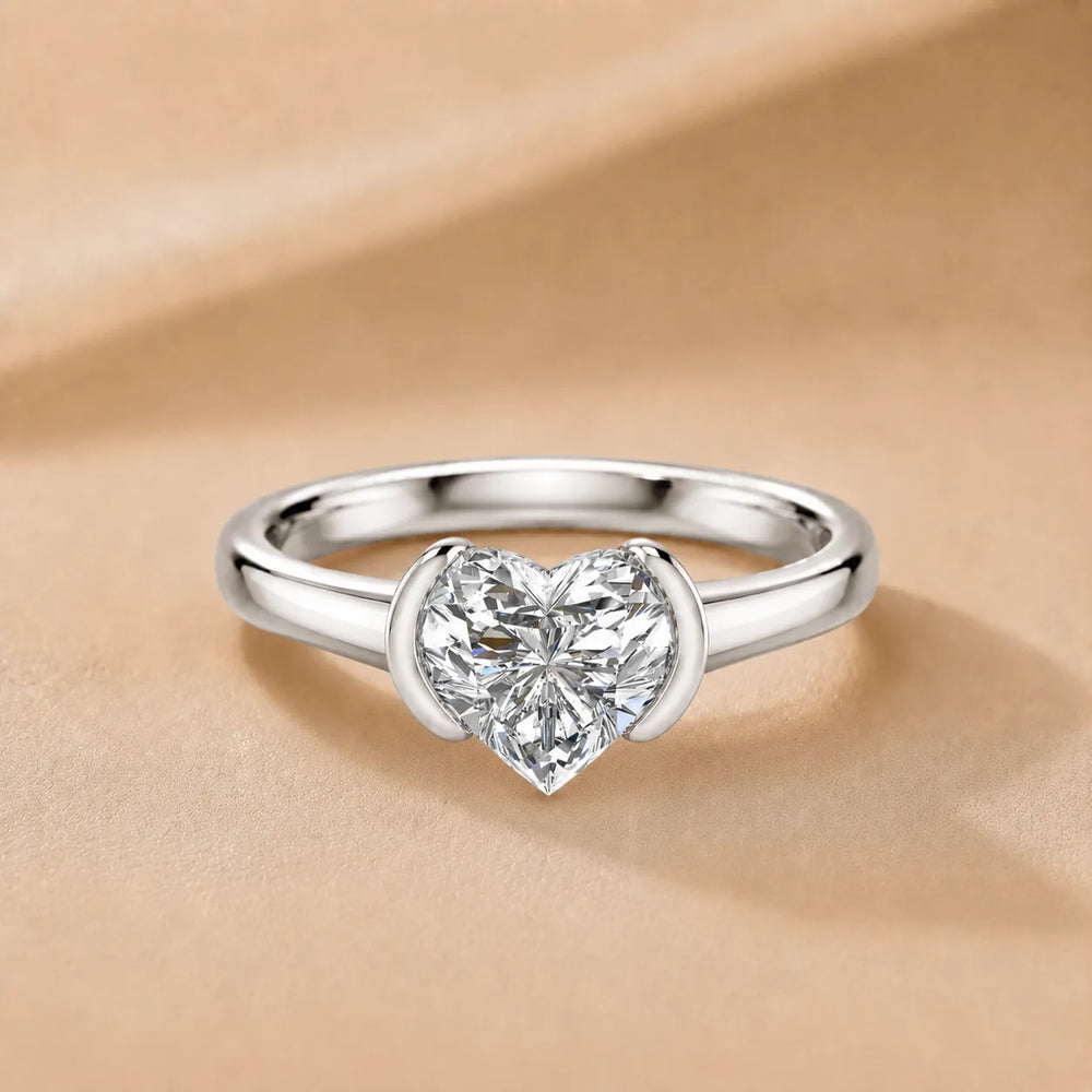 Modern Bezel-Inspired Solitaire Ring