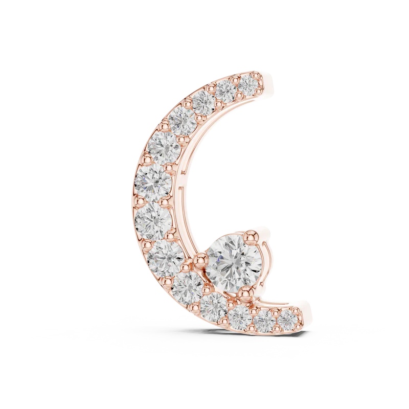 Moonlit Wave Diamond Necklace