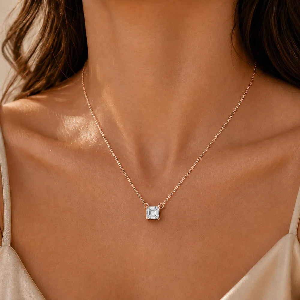 Modern Muse Asscher Necklace