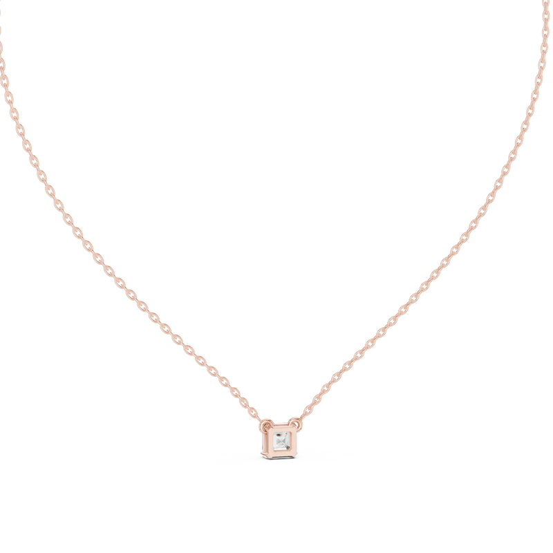 Modern Muse Asscher Necklace