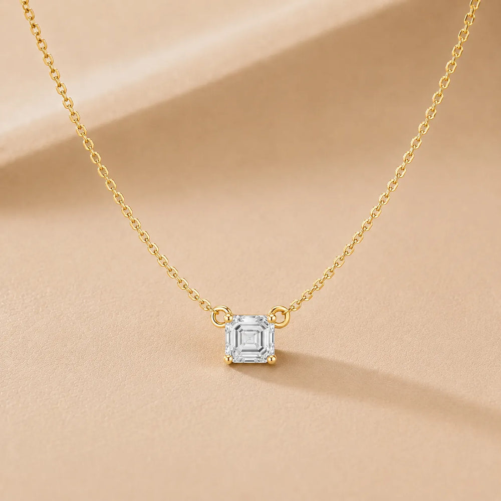 Modern Muse Asscher Necklace