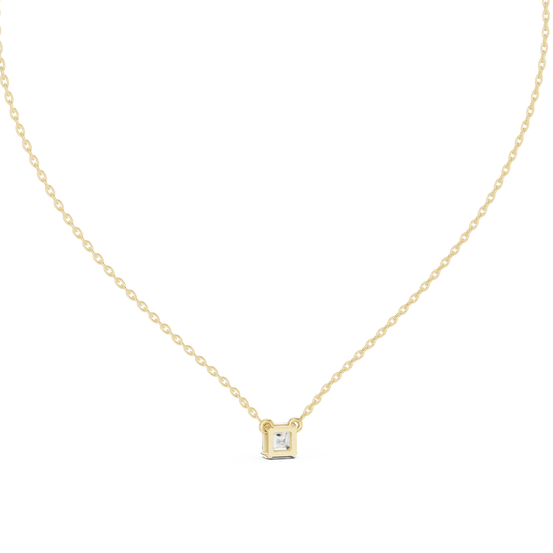 Modern Muse Asscher Necklace
