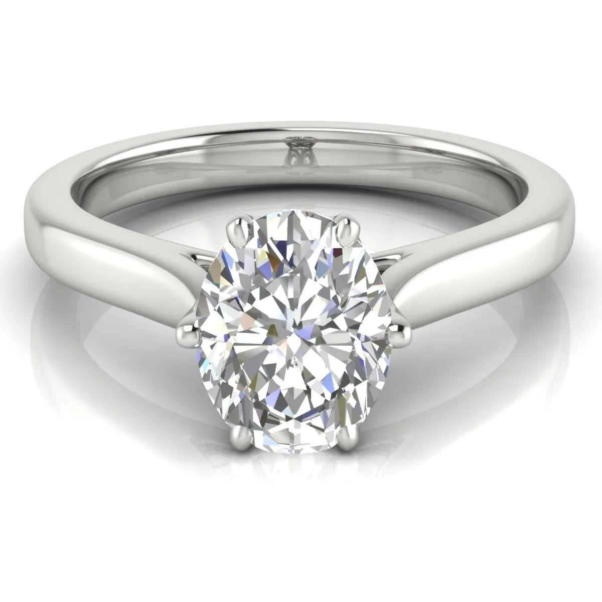 Classic Solitaire Ring with Elegant Center Stone