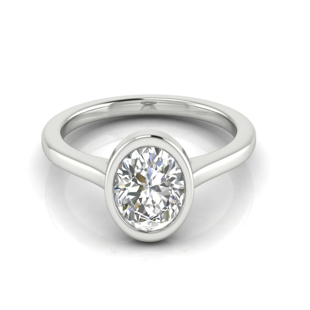 Romantic Halo Solitaire Ring