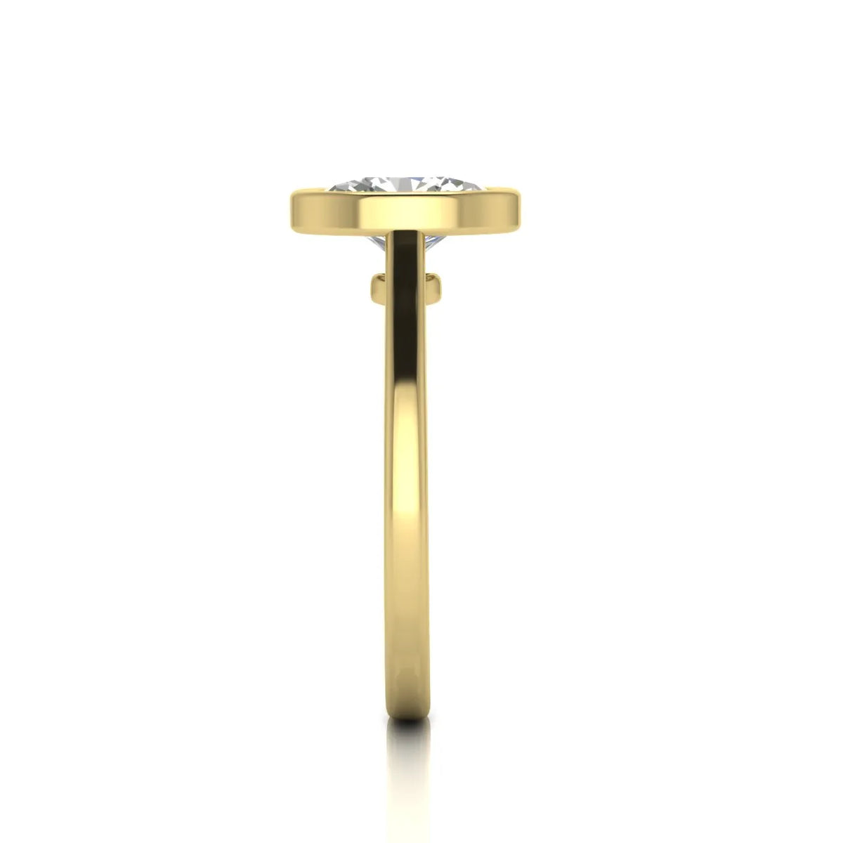 Romantic Halo Solitaire Ring
