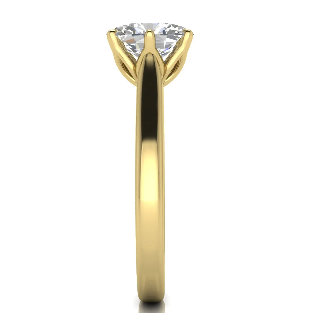 Classic Solitaire Ring with Elegant Center Stone