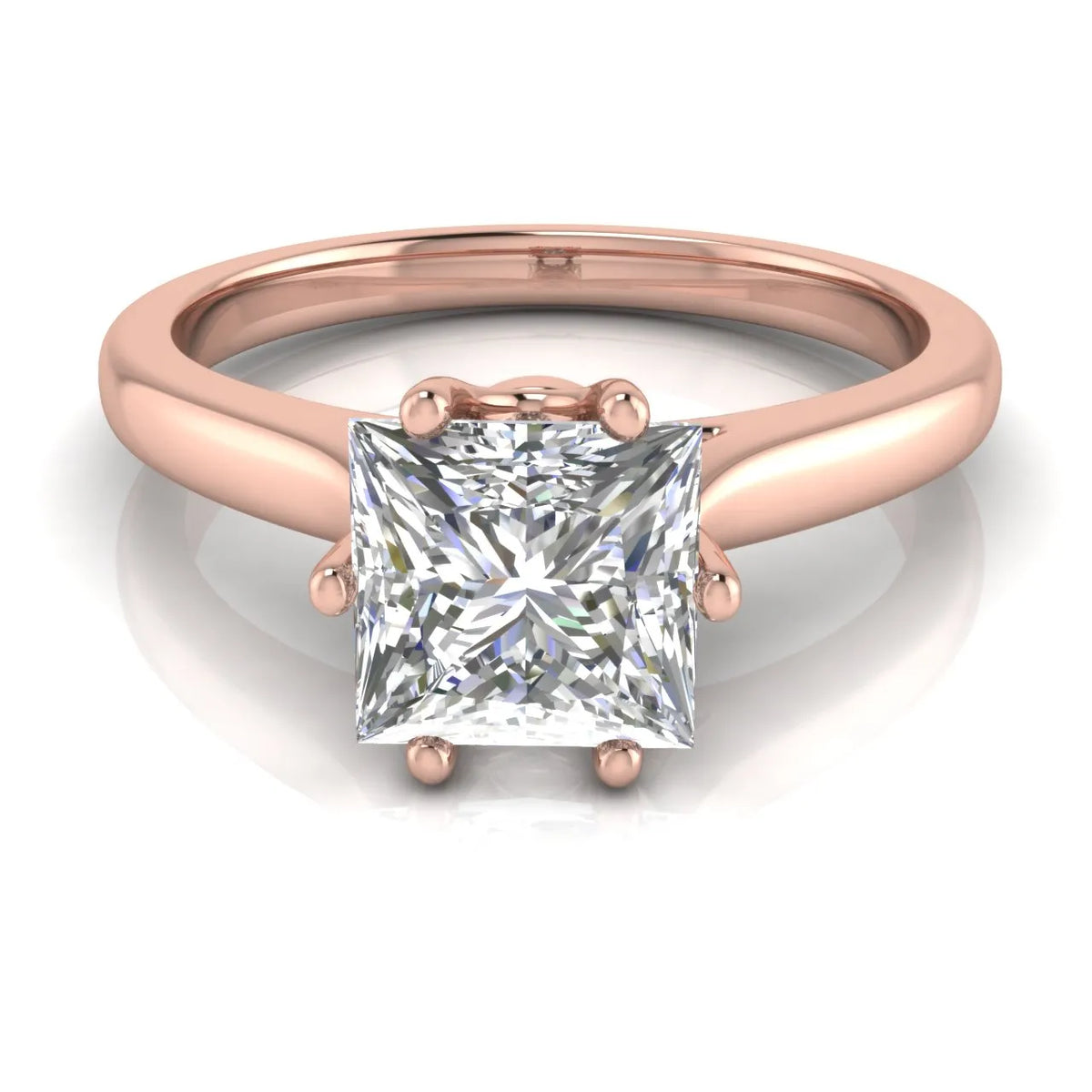 Romantic Solitaire Ring with Timeless Design