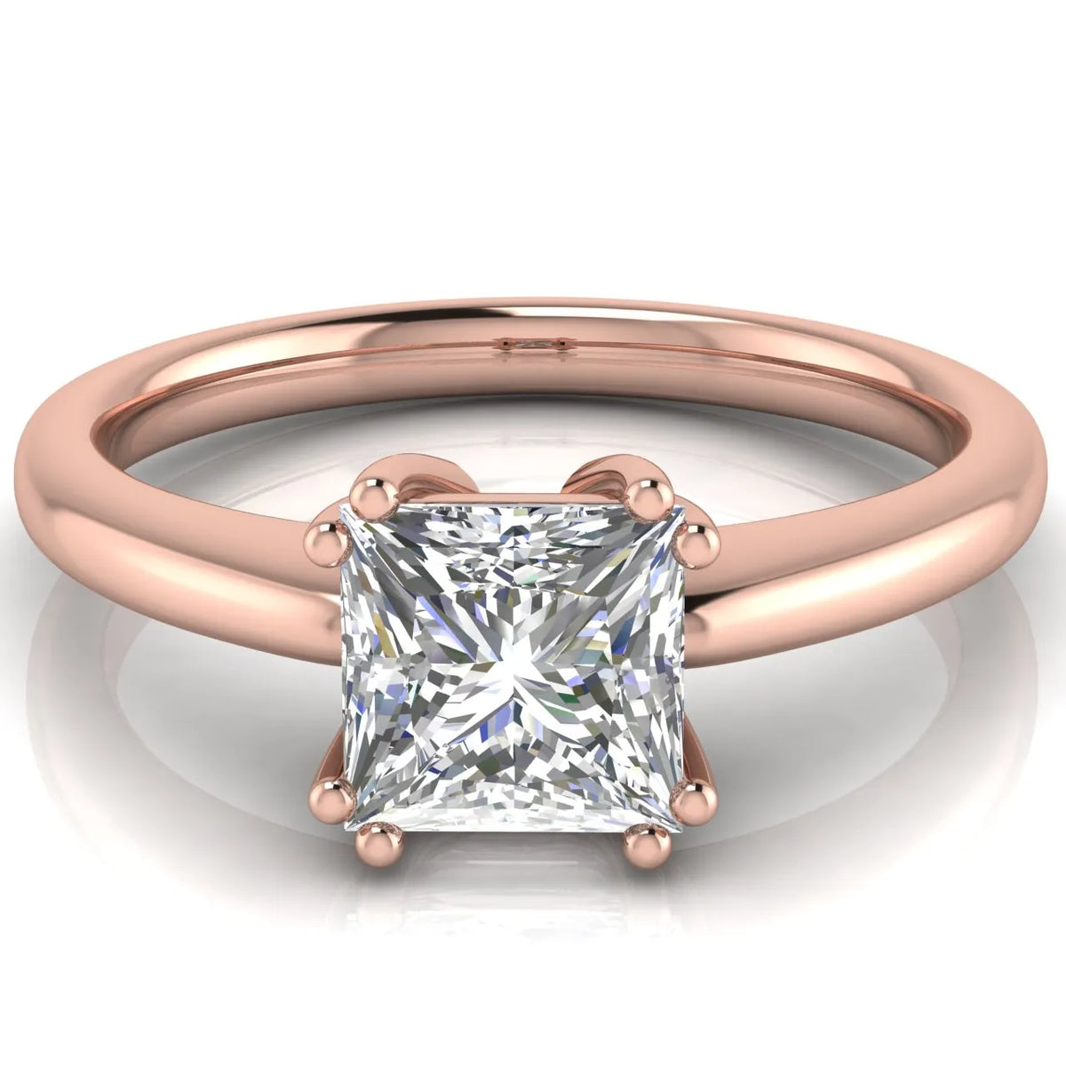 Elegant Solitaire Ring with Classic Prong Setting