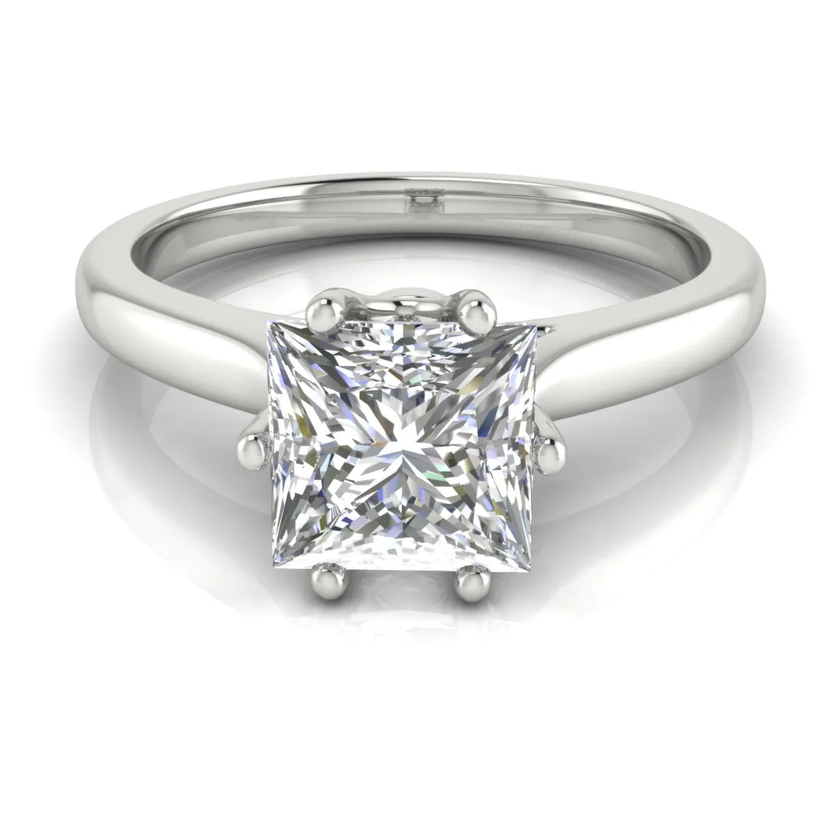 Romantic Solitaire Ring with Timeless Design