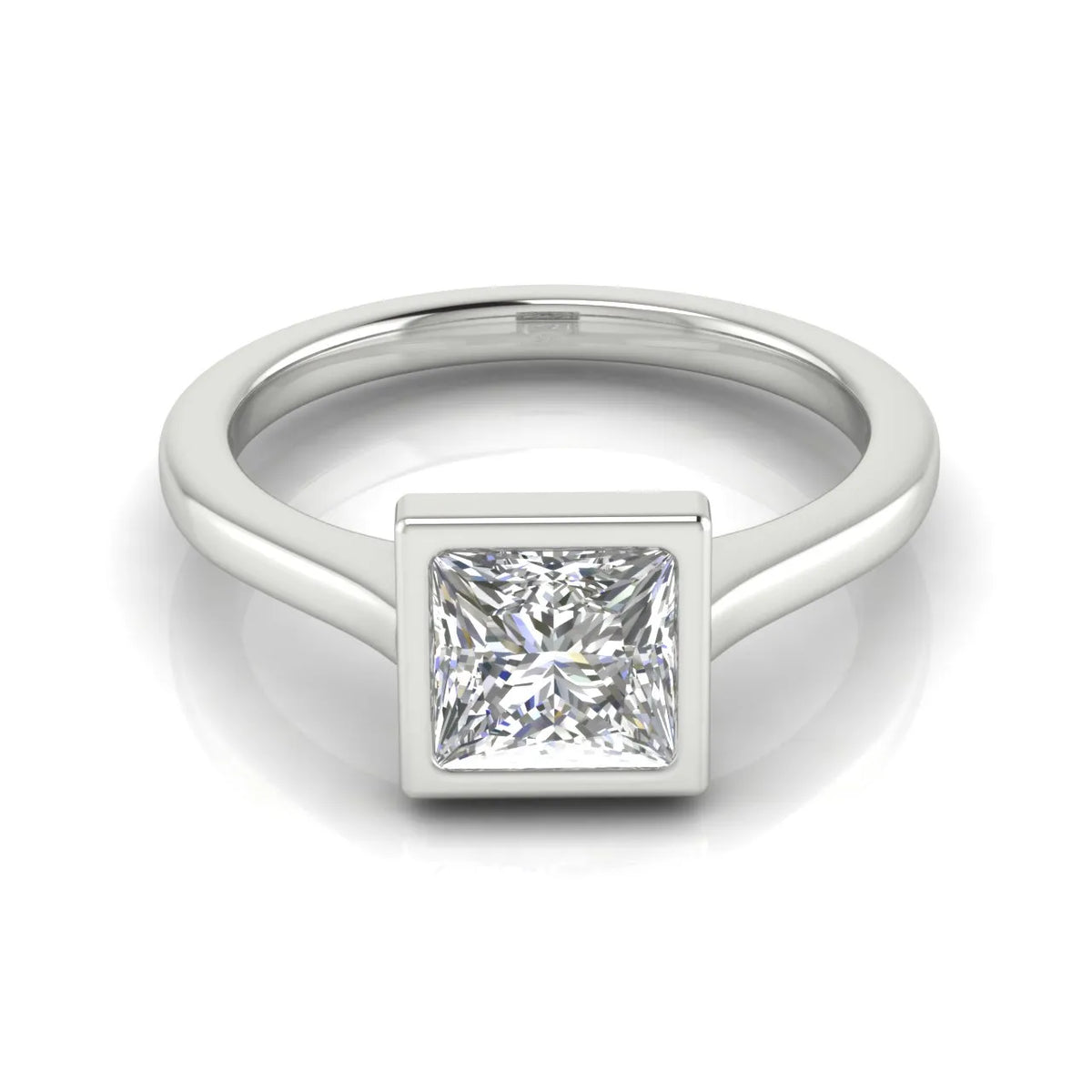 Romantic Halo Solitaire Ring