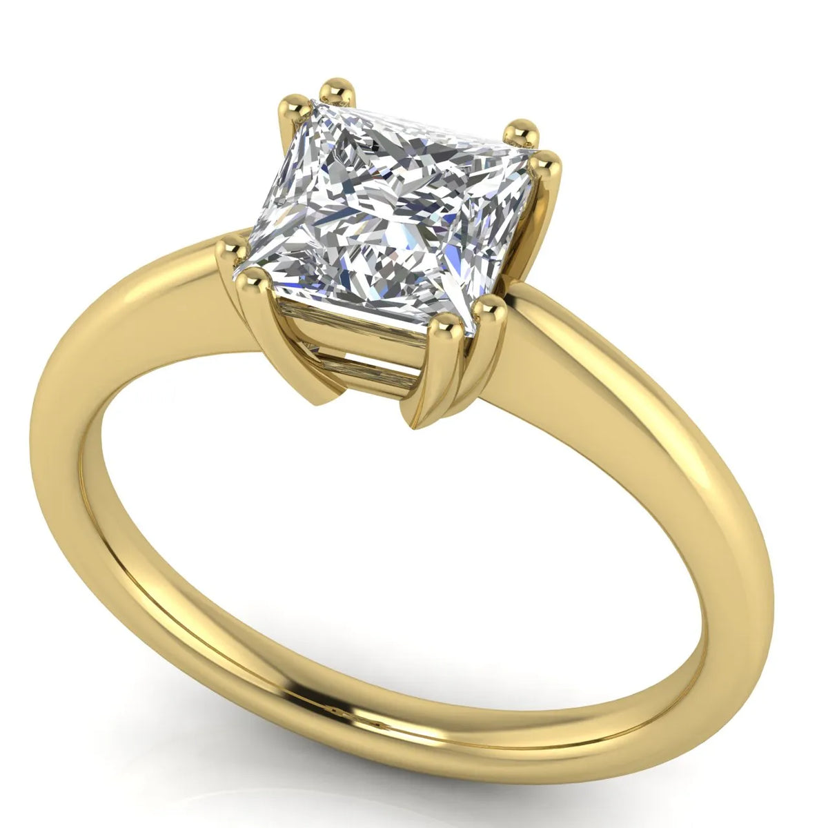 Elegant Solitaire Ring with Classic Prong Setting