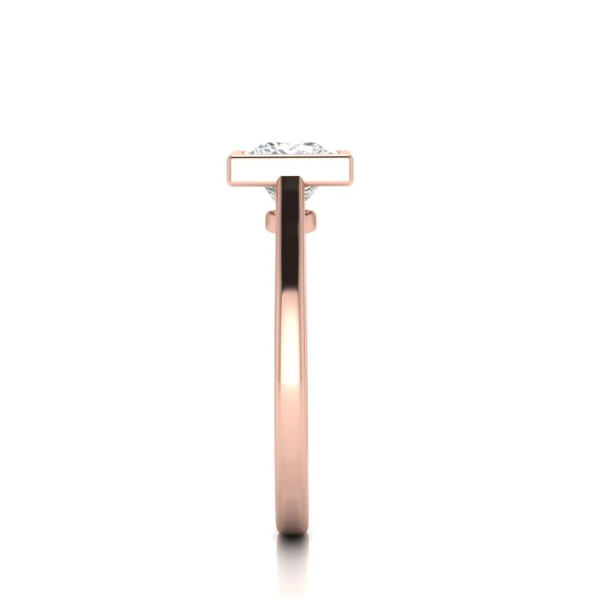 Romantic Halo Solitaire Ring
