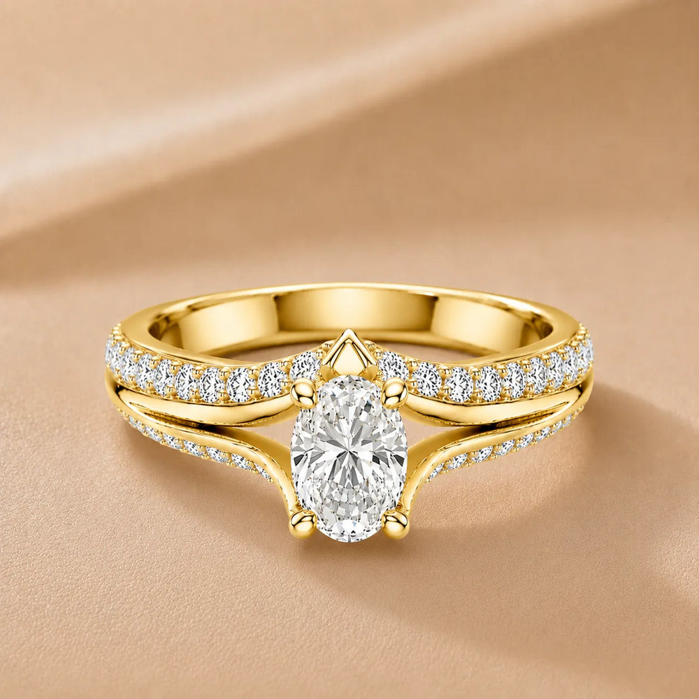Promise of the Heart Ring with Side Stone